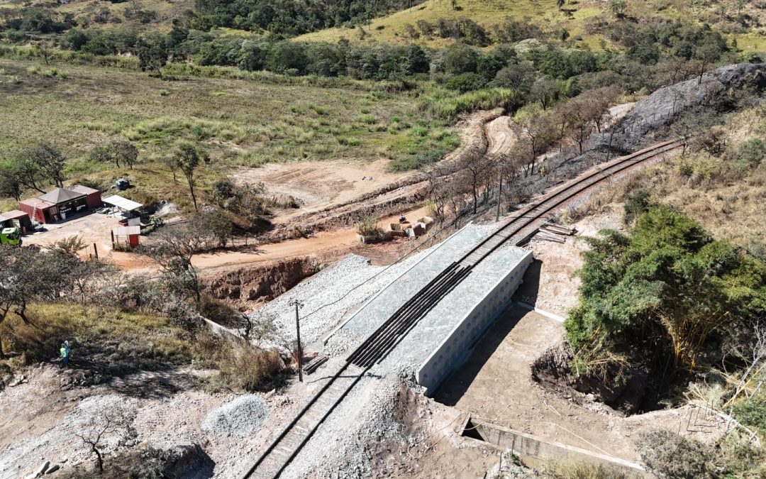 Acidente zero em obras ferroviárias em Minas Gerais