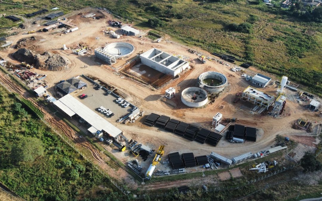 Construção de ETE e implantação de rede de esgoto